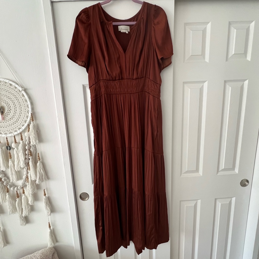 Anthropologie maxi dress